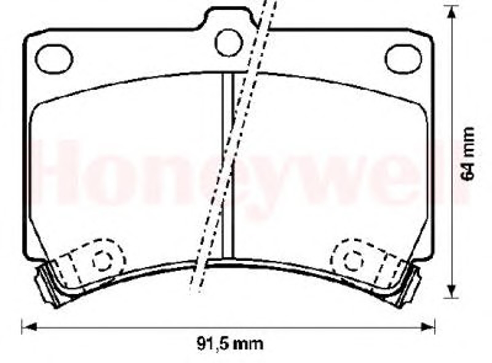 572145B BENDIX Колодки тормозные дисковые