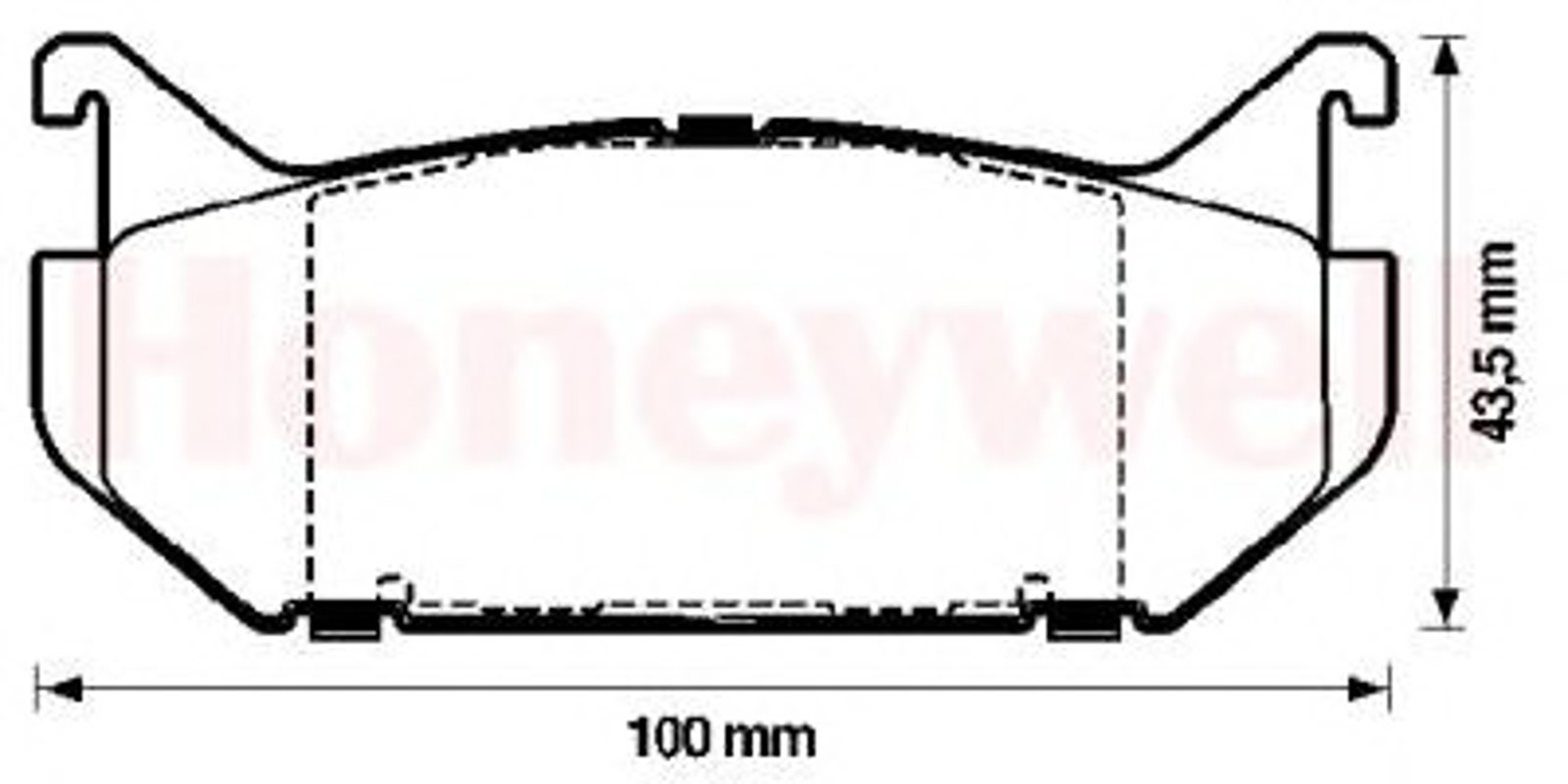 572161B BENDIX Комплект тормозных колодок, дисковый тормоз