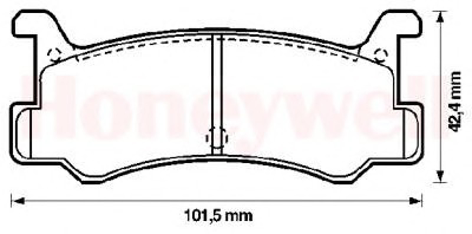 572162B BENDIX Колодки тормозные дисковые