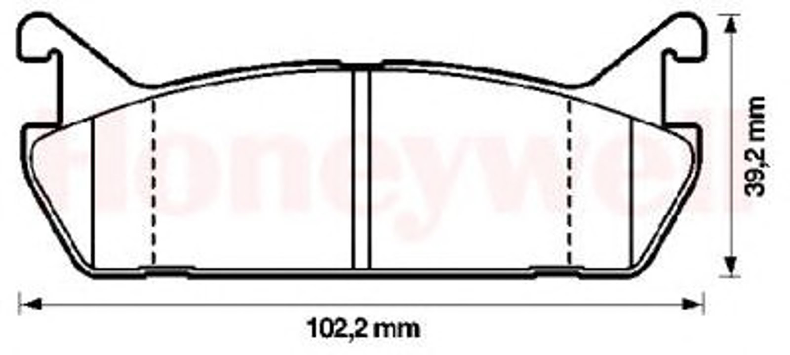 572163B BENDIX Комплект тормозных колодок, дисковый тормоз