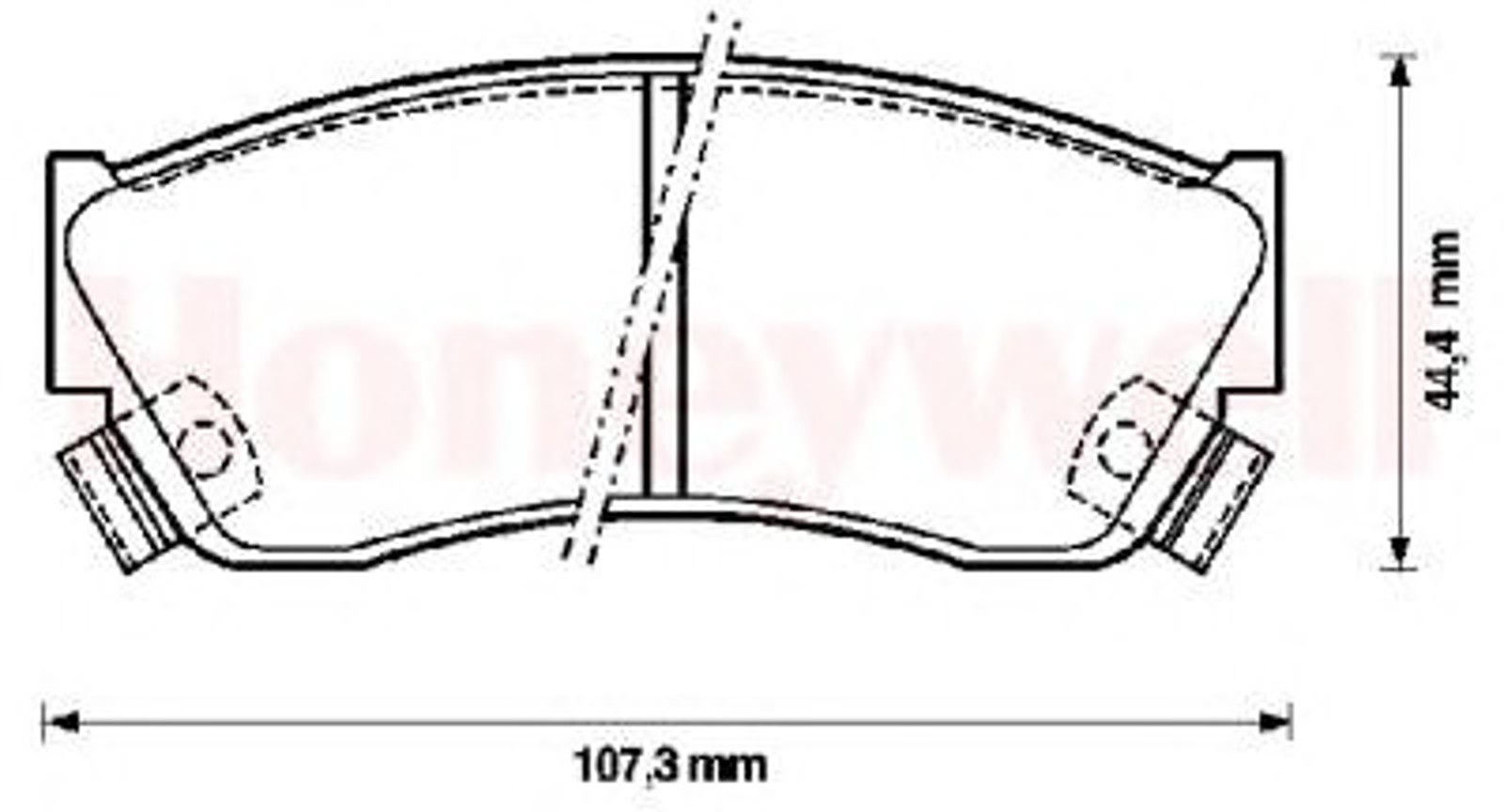 572179B BENDIX Комплект тормозных колодок, дисковый тормоз