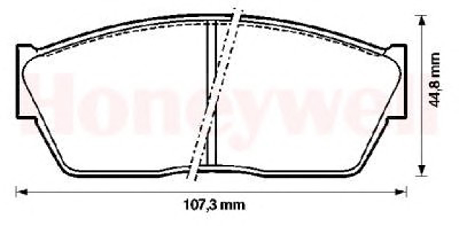 572180B BENDIX Колодки тормозные дисковые