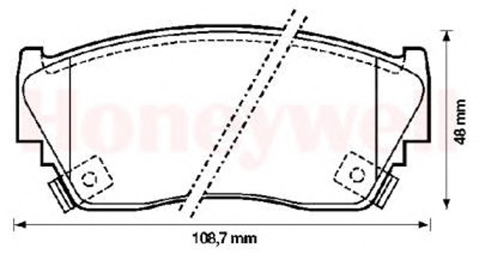 572210B BENDIX Колодки тормозные дисковые