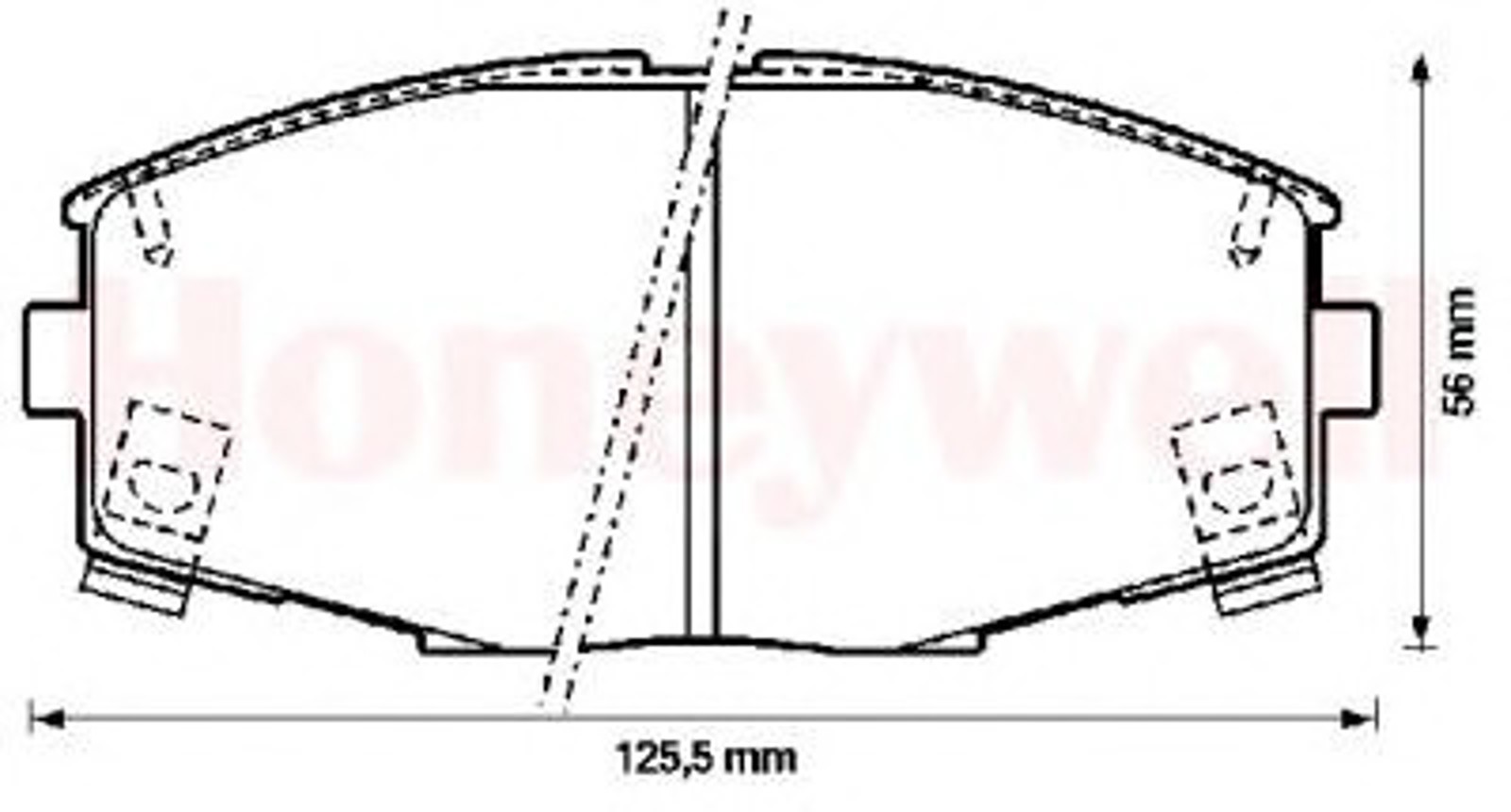 572266B BENDIX Комплект тормозных колодок, дисковый тормоз