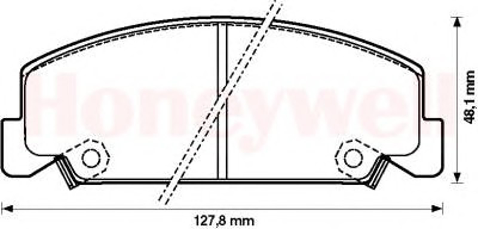 572284B BENDIX Колодки тормозные дисковые