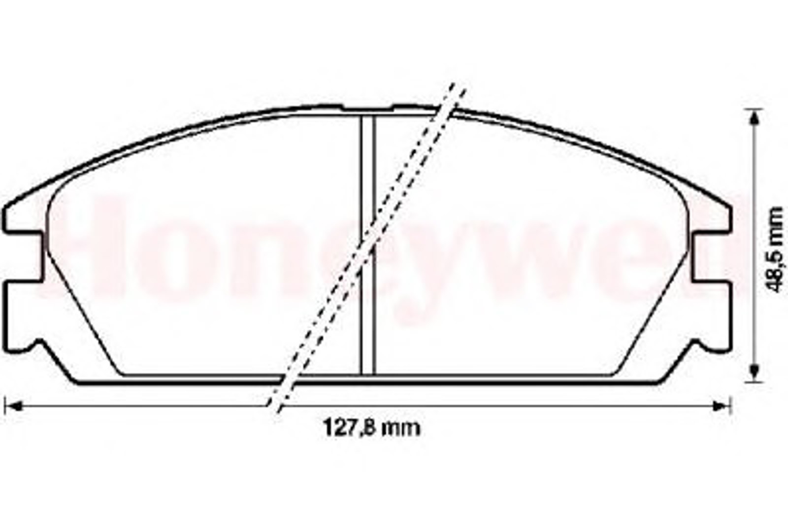 572287B BENDIX Колодки тормозные дисковые