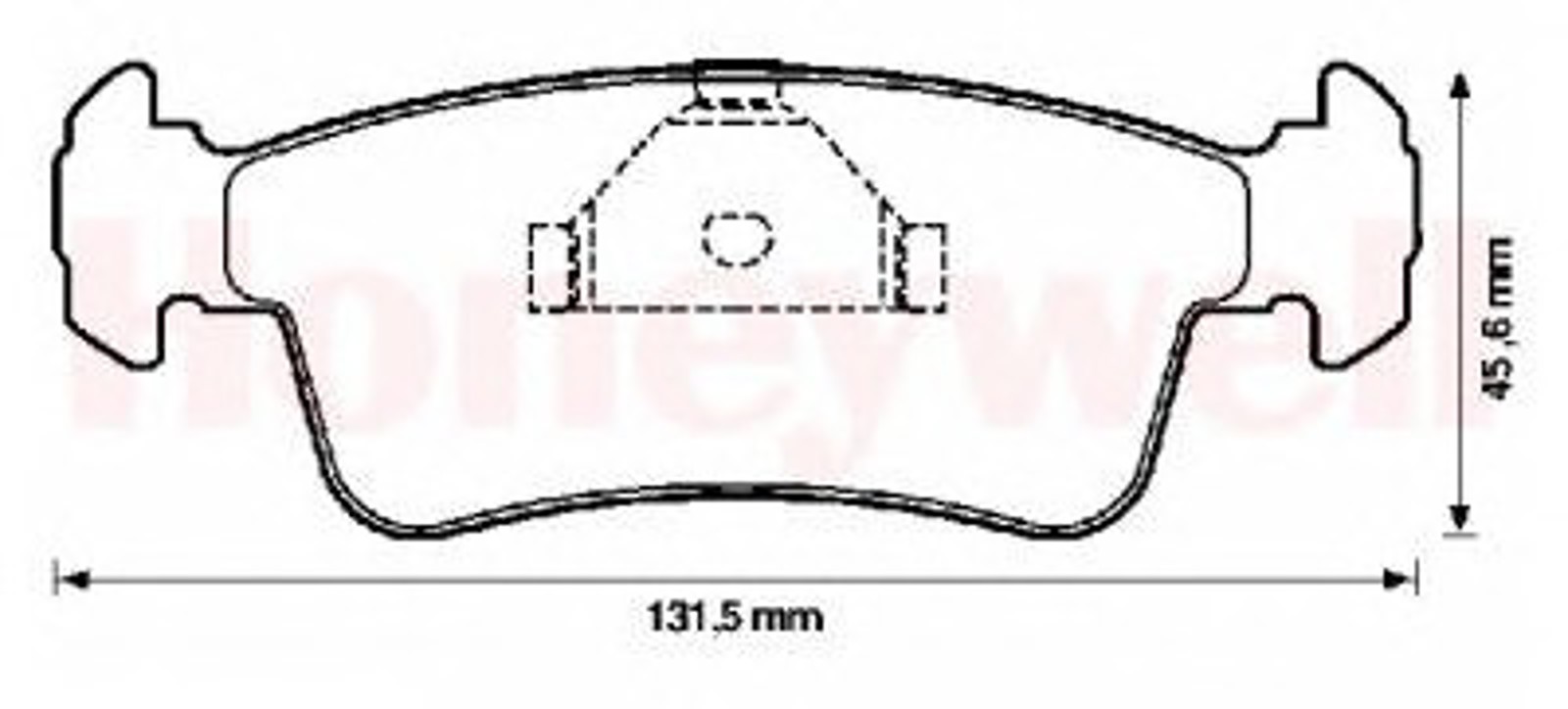 572323B BENDIX Комплект тормозных колодок, дисковый тормоз