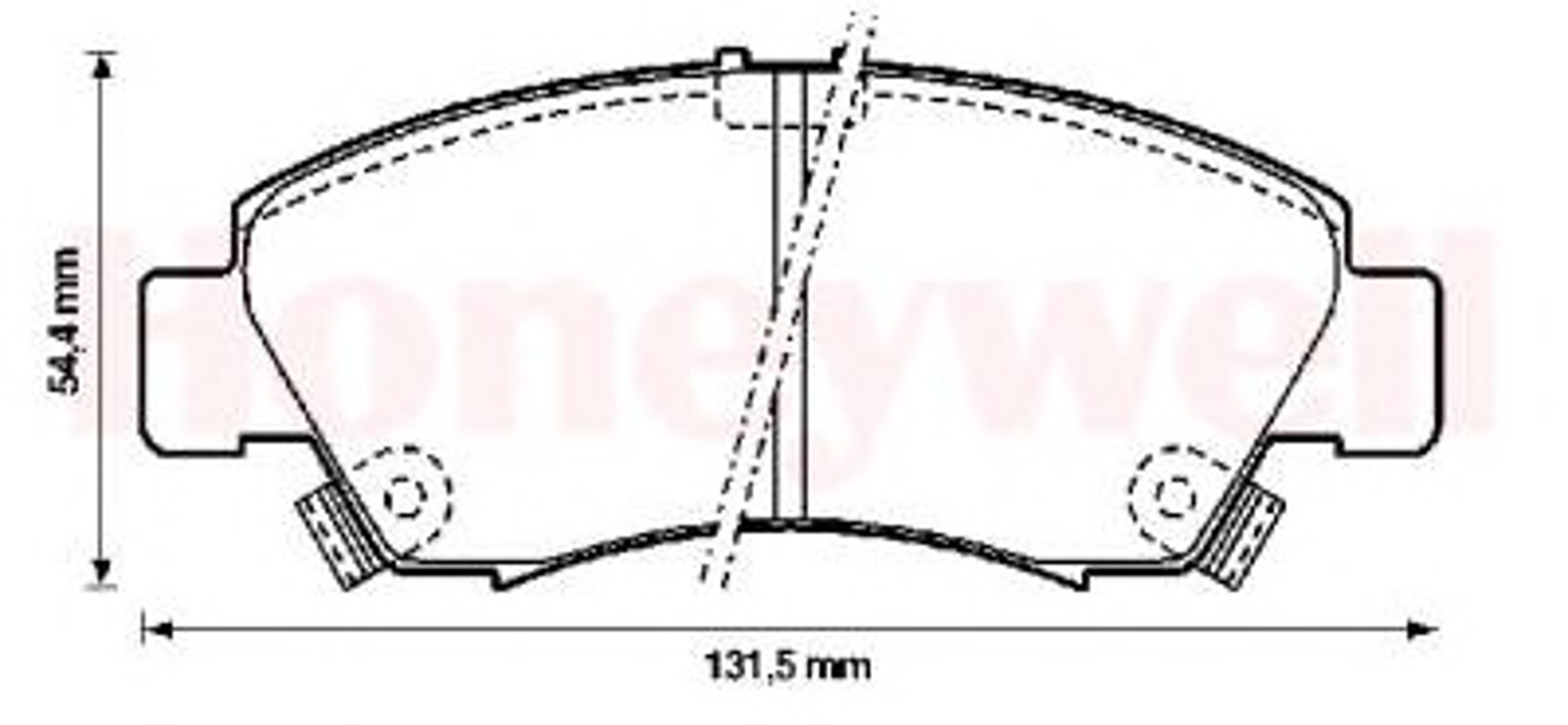 572324B BENDIX Колодки тормозные дисковые