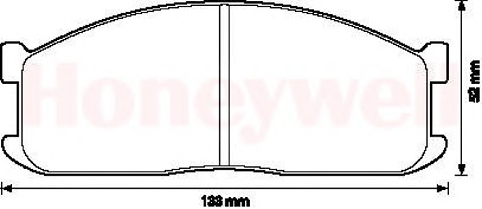 572331B BENDIX Комплект тормозных колодок, дисковый тормоз