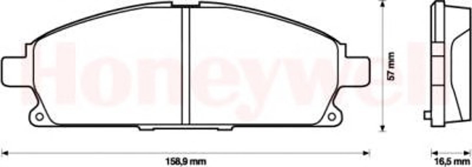 572466B BENDIX Комплект тормозных колодок, дисковый тормоз