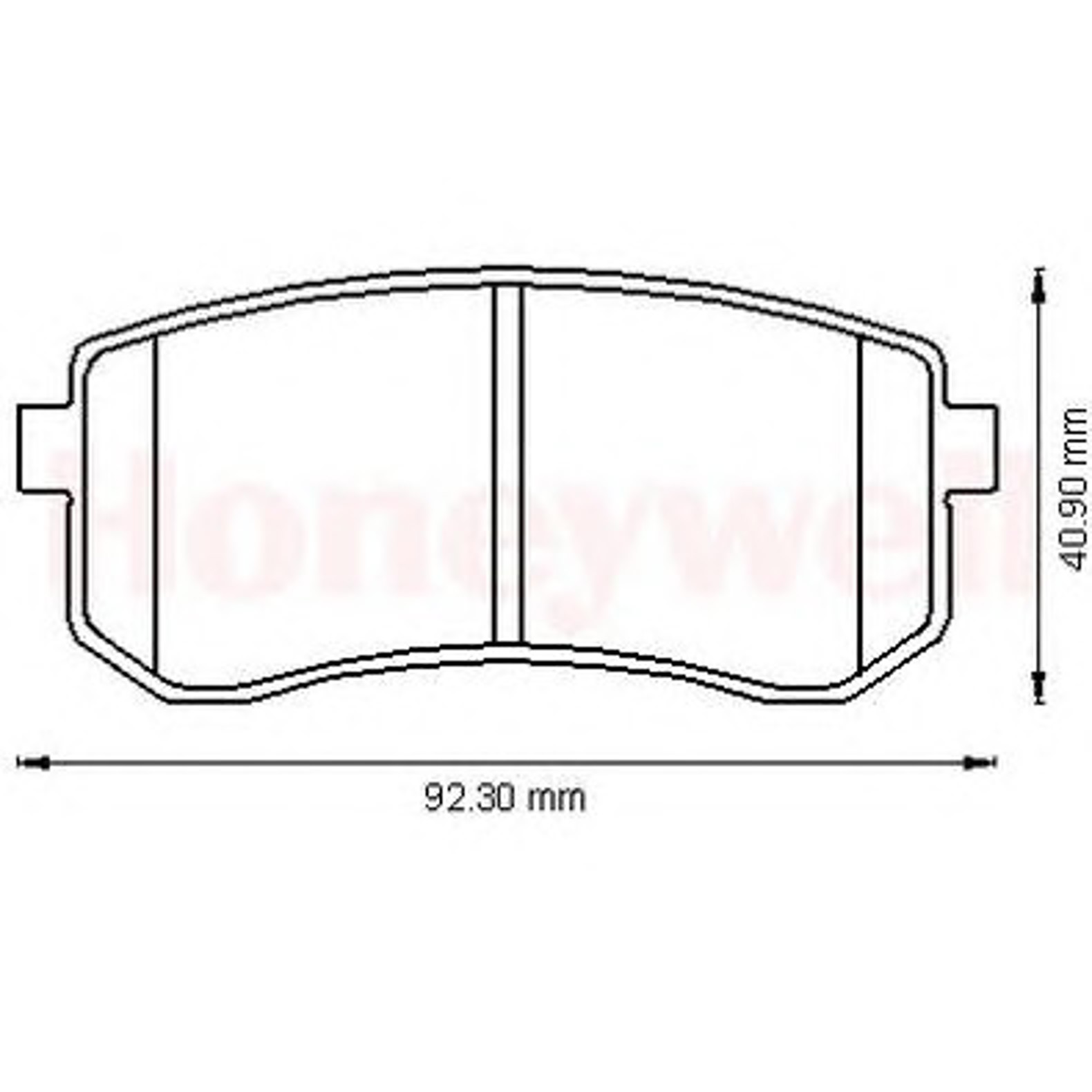 572527B BENDIX Колодки тормозные дисковые