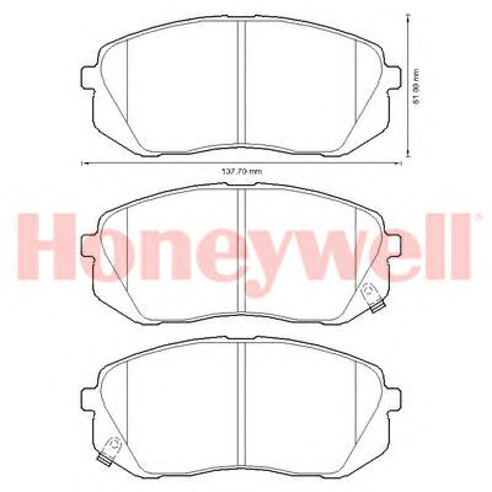 572612B BENDIX Колодки тормозные дисковые