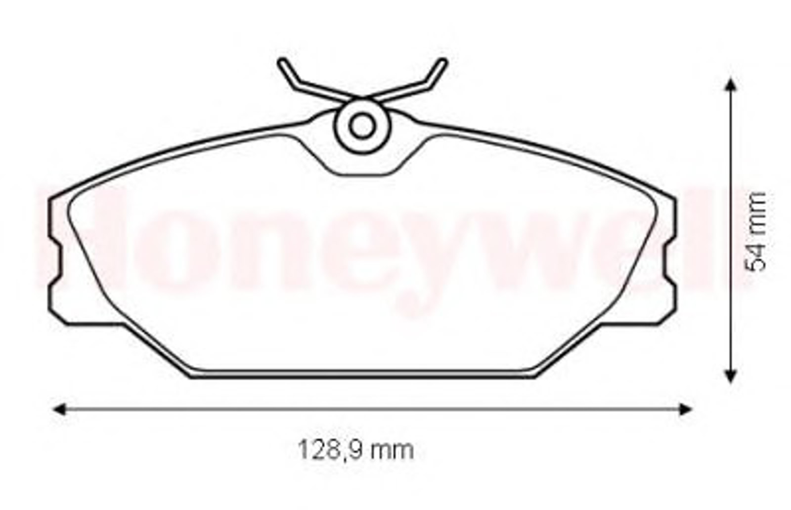 573008B BENDIX Комплект тормозных колодок, дисковый тормоз