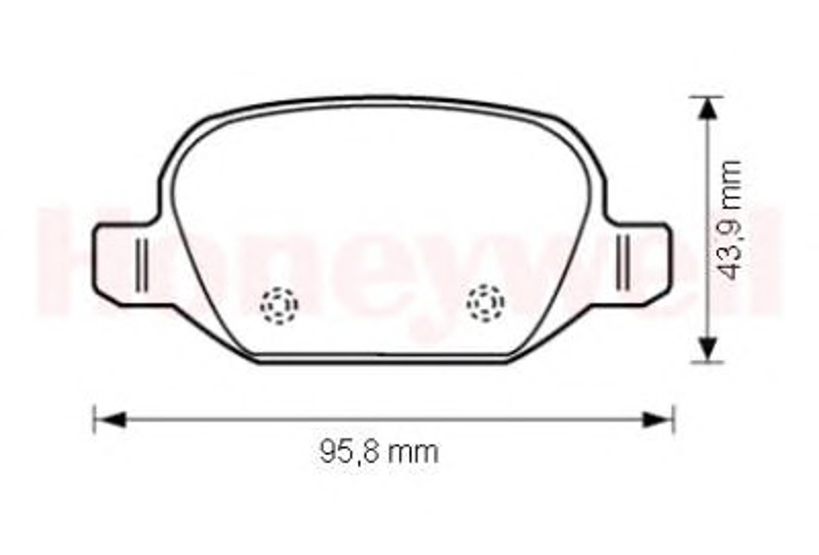 573014B BENDIX Комплект тормозных колодок, дисковый тормоз