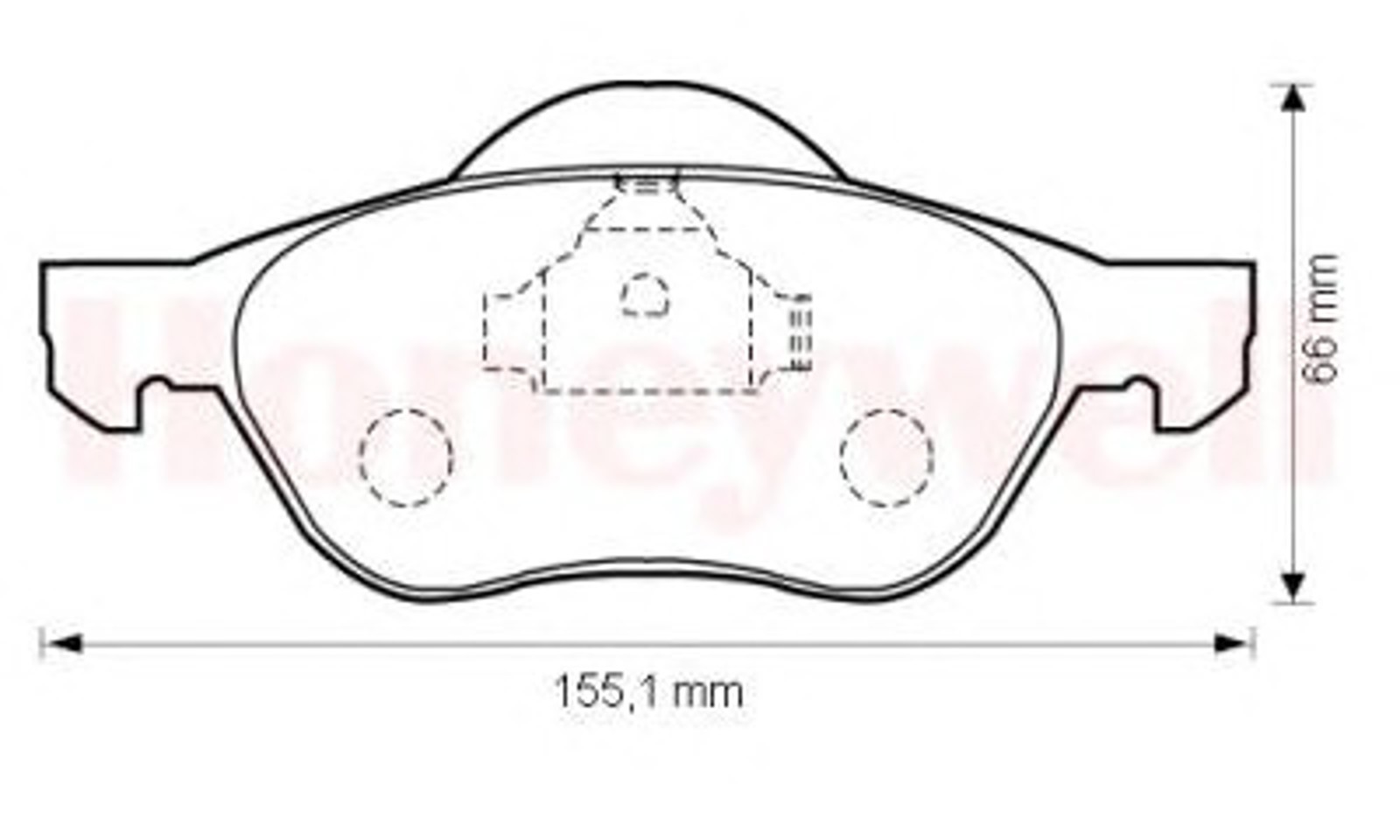 573016B BENDIX Комплект тормозных колодок, дисковый тормоз