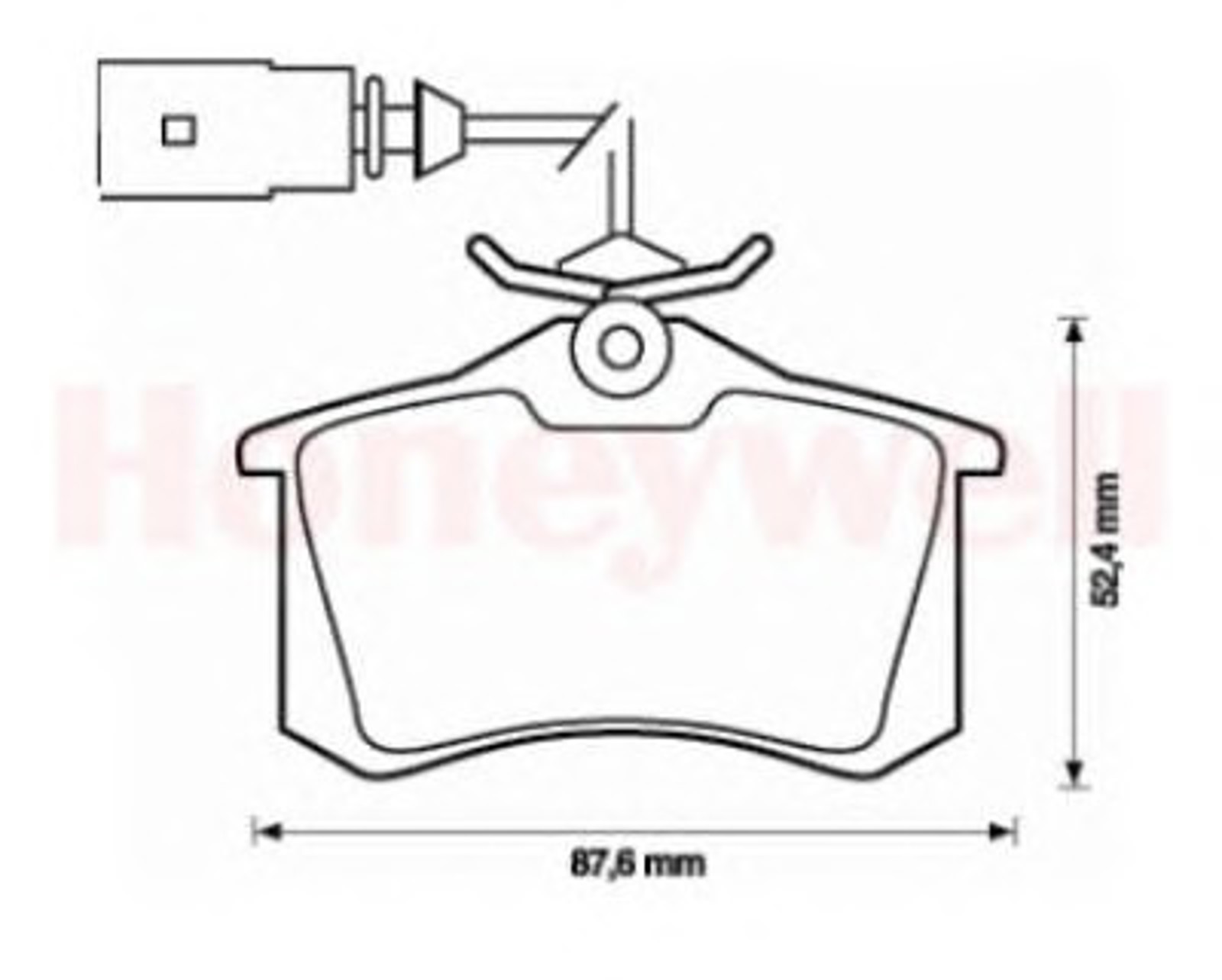 573065B BENDIX Комплект тормозных колодок, дисковый тормоз