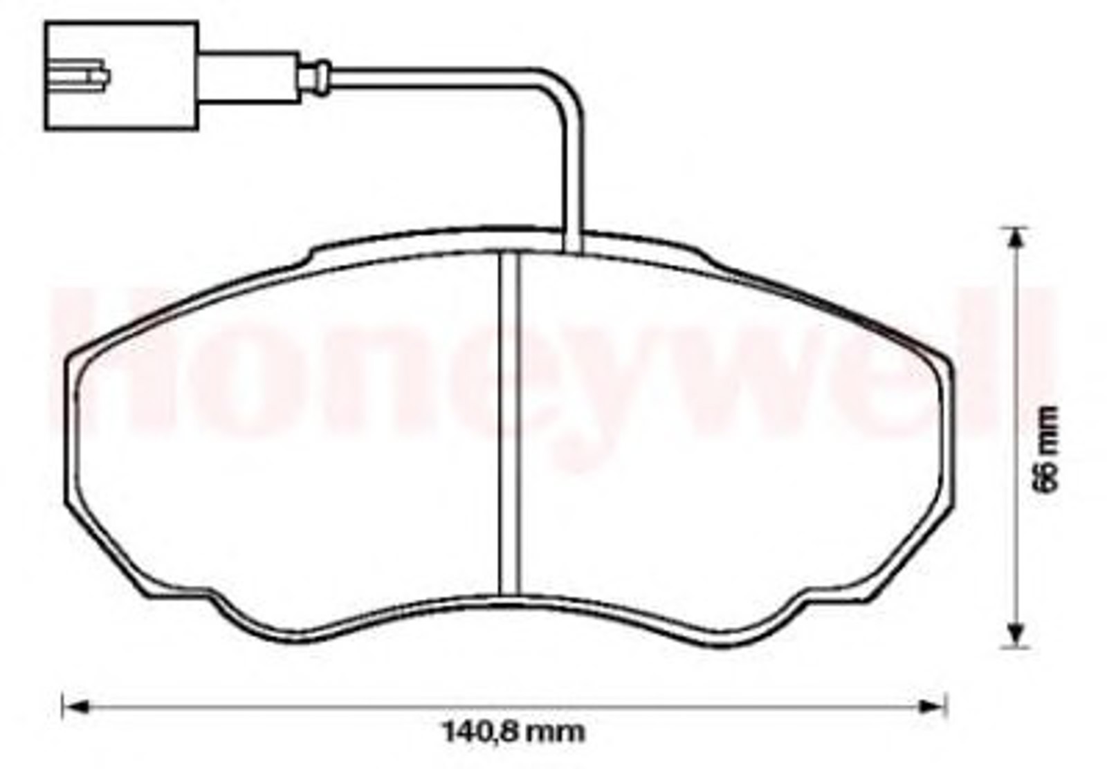 573113B BENDIX Комплект тормозных колодок, дисковый тормоз