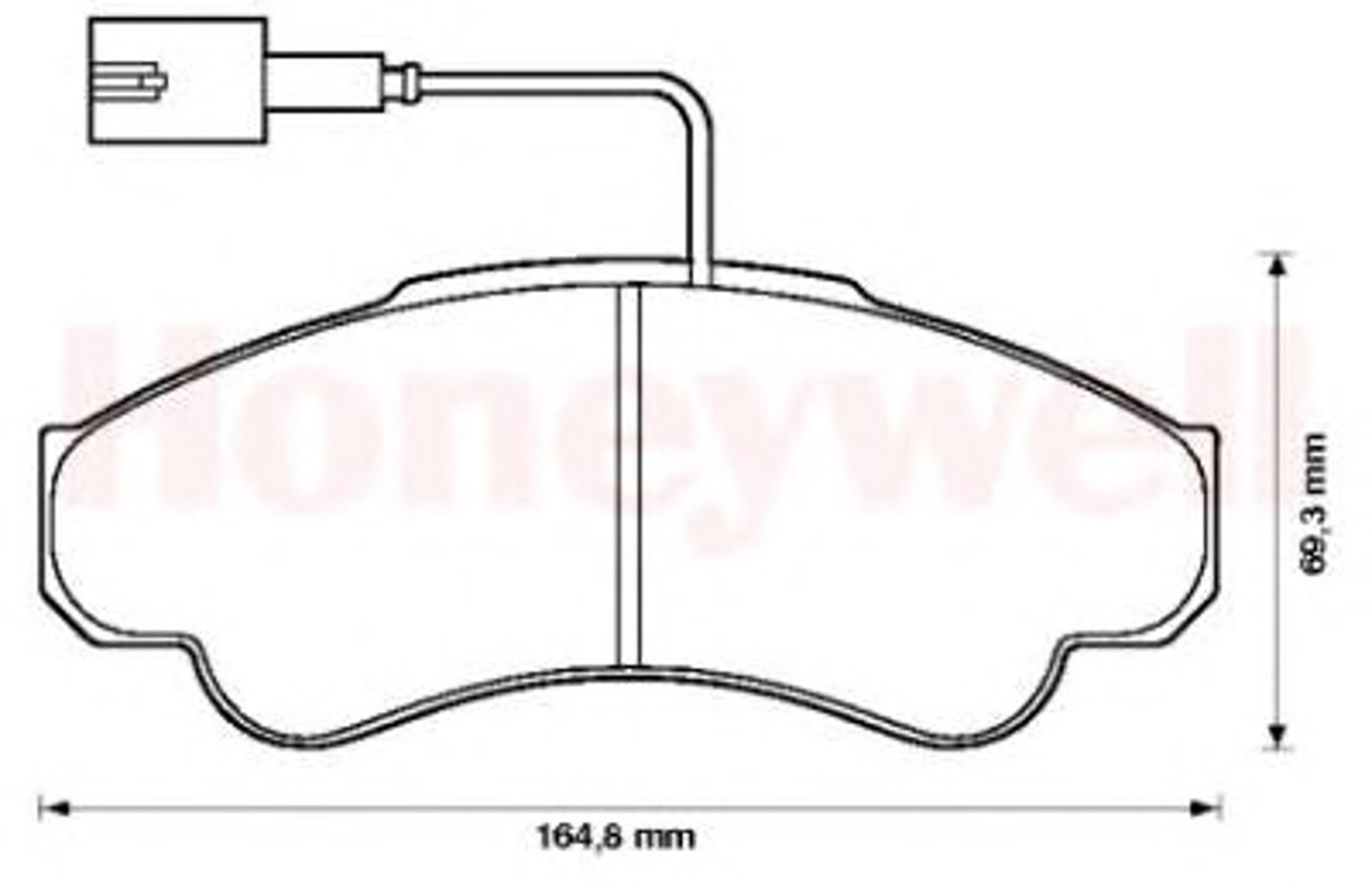 573114B BENDIX Комплект тормозных колодок, дисковый тормоз