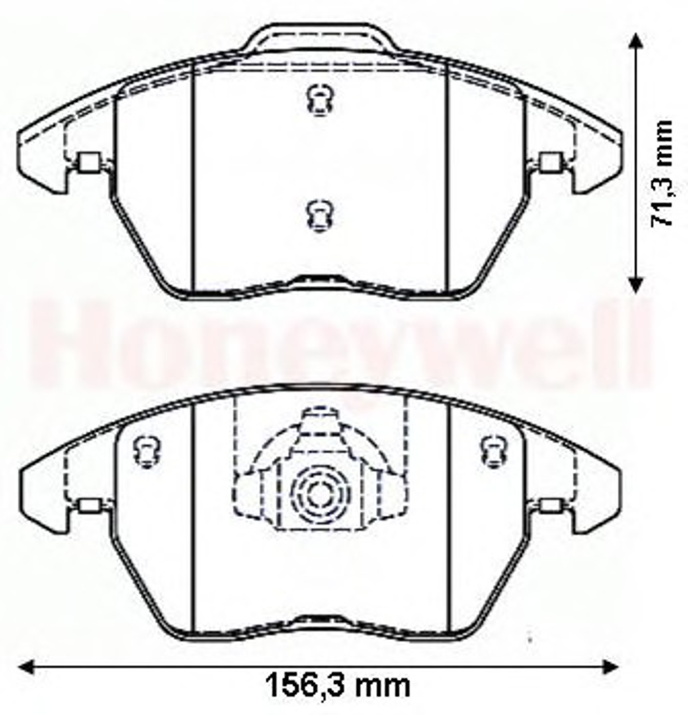 573134B BENDIX Колодки тормозные дисковые