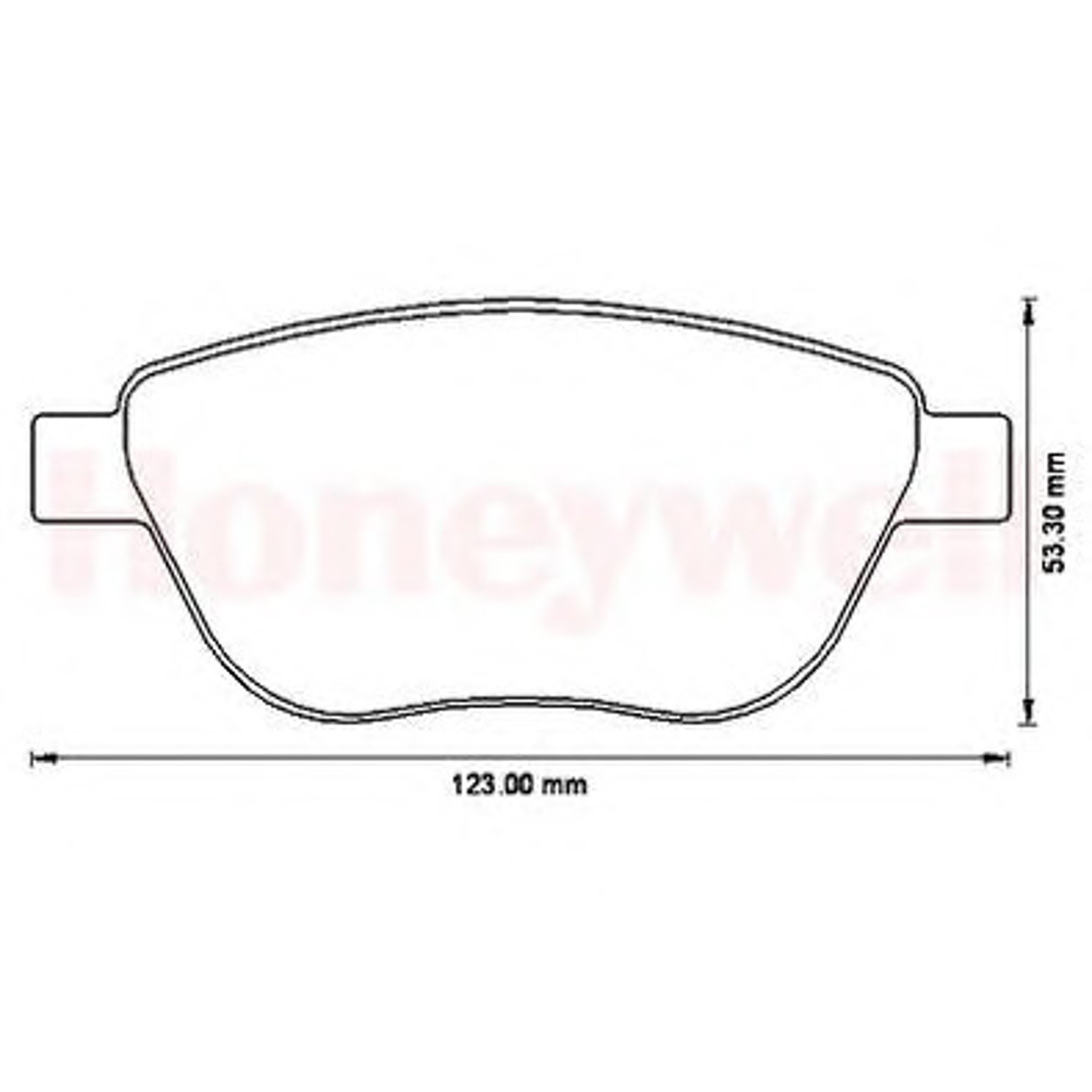 573204B BENDIX Комплект тормозных колодок, дисковый тормоз