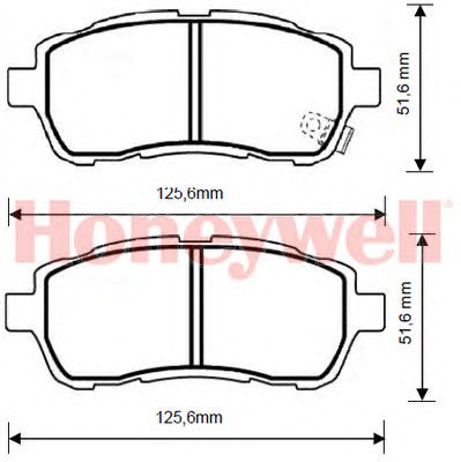 573249B BENDIX Колодки тормозные дисковые