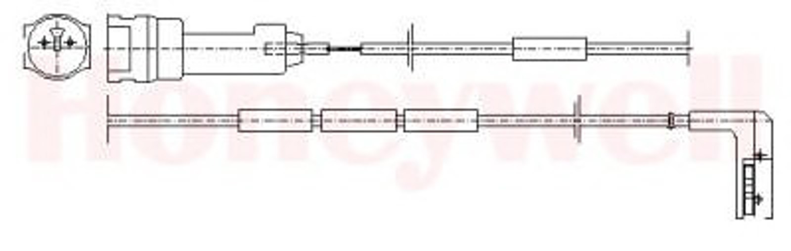 581338 BENDIX Датчик износа тормозных колодок