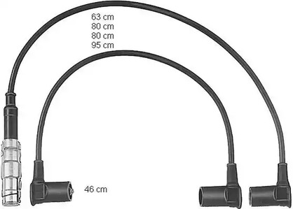 к-кт проводов BERU ZEF466