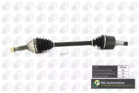 Полуось BGA DS2326L