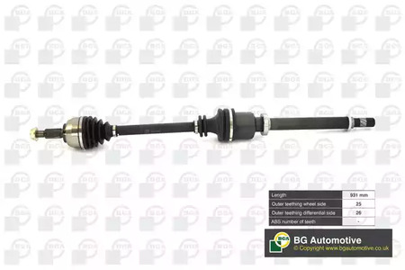 Полуось BGA DS7356R