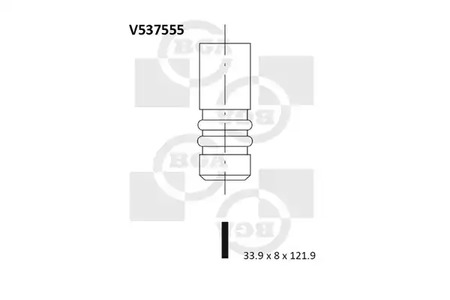 Выпускной клапан BGA V537555