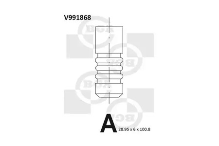 V991868 BGA Выпускной клапан