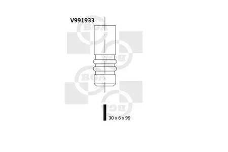 V991933 BGA Клапан двигателя