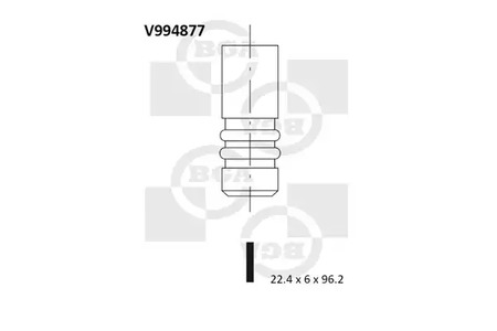 V994877 BGA Клапан двигателя