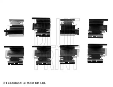 Комплект монтажный тормозных колодок BLUE PRINT ADT348600