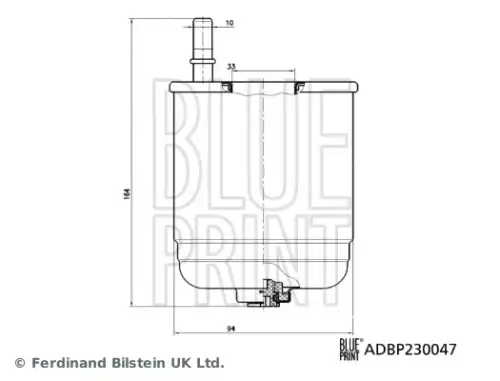 Фильтр топливный BLUE PRINT ADBP230047