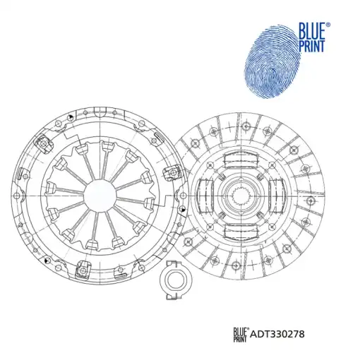 Комплект сцепления BLUE PRINT ADT330278
