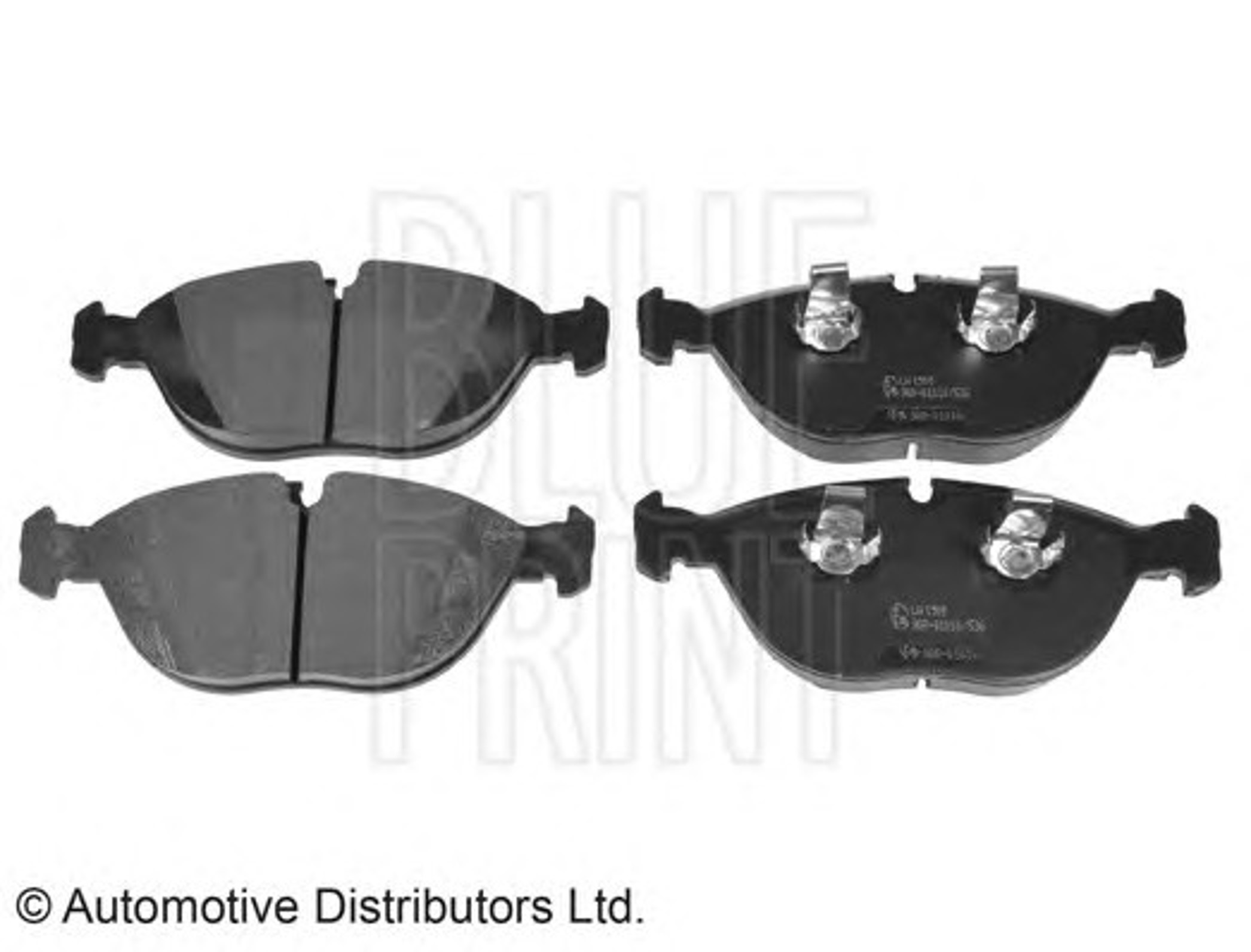 Колодки тормозные дисковые BLUE PRINT ADA104231