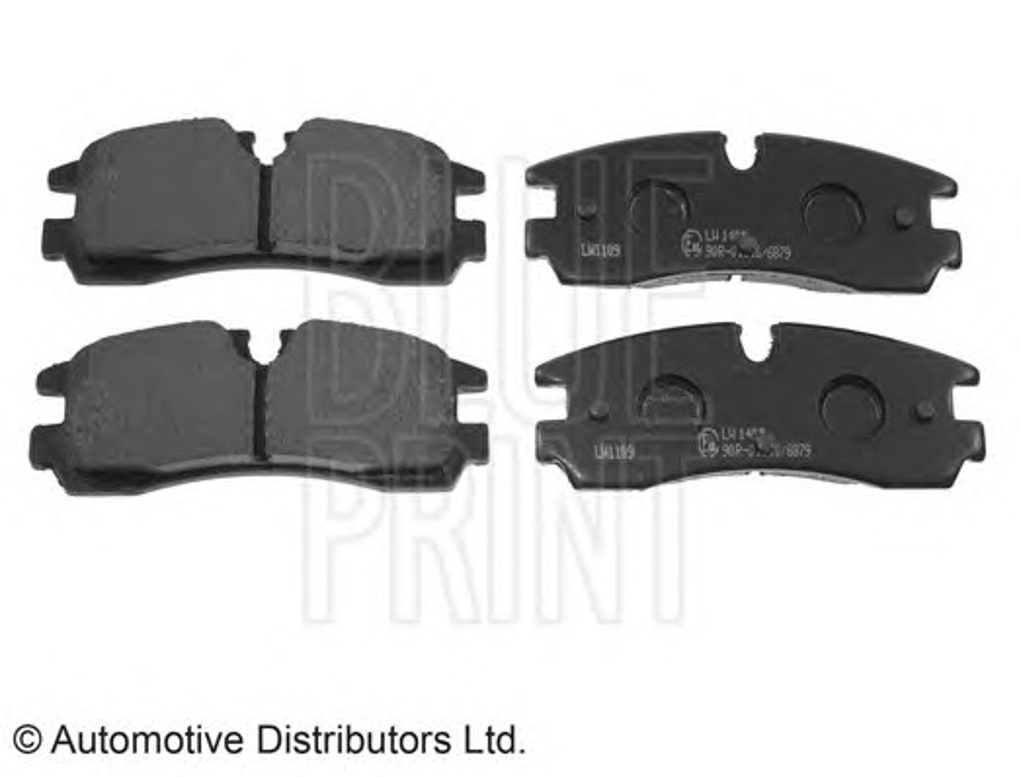 Колодки тормозные дисковые BLUE PRINT ADA104258