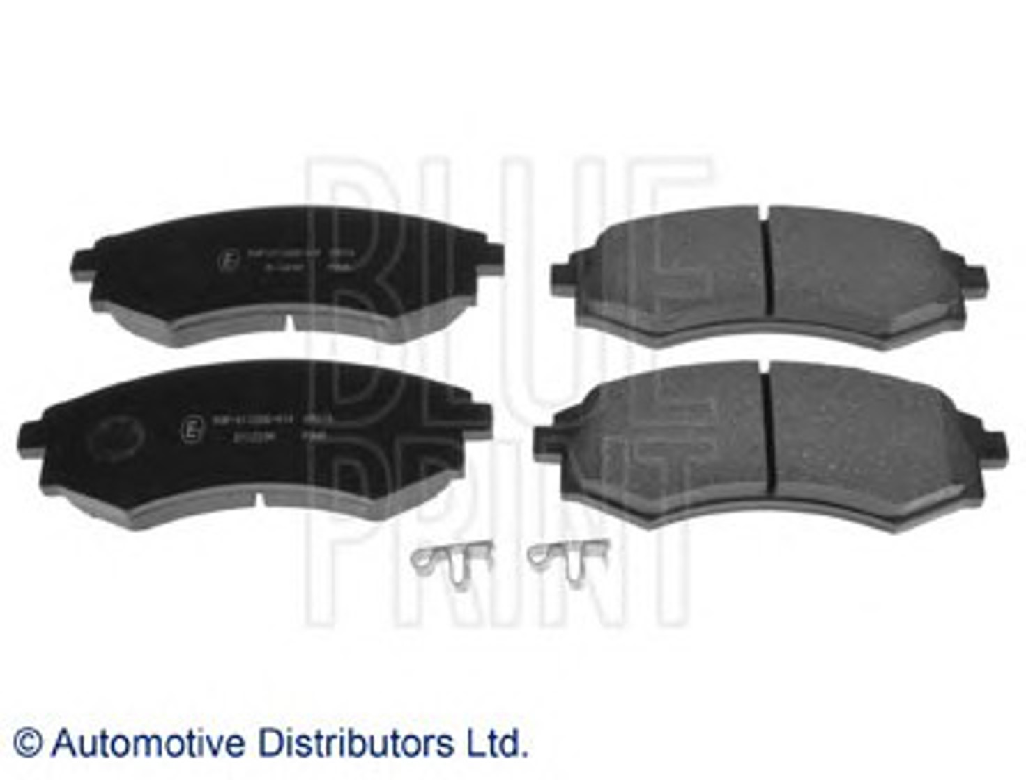 Колодки тормозные дисковые BLUE PRINT ADG042105