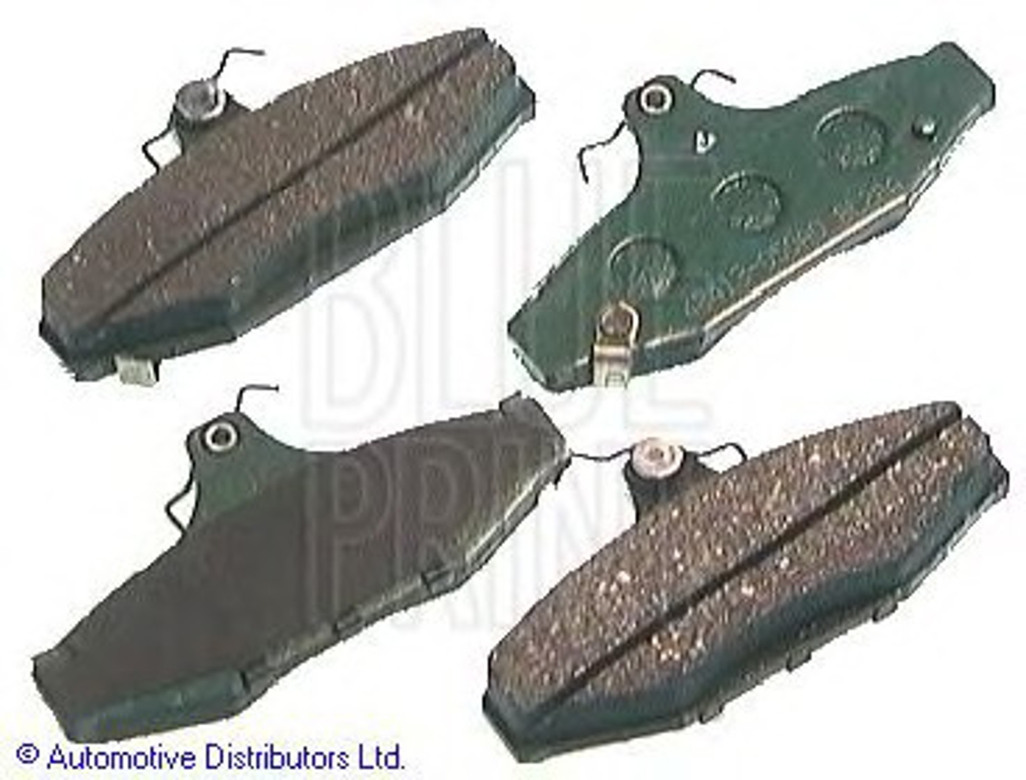 Колодки тормозные дисковые BLUE PRINT ADG04211