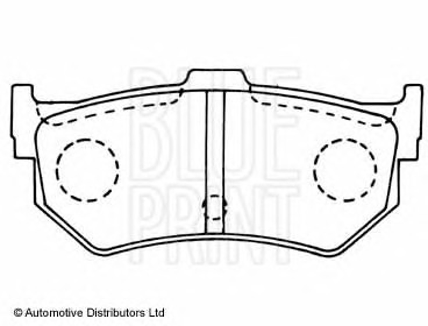 ADH24208 BLUE PRINT Колодки тормозные дисковые