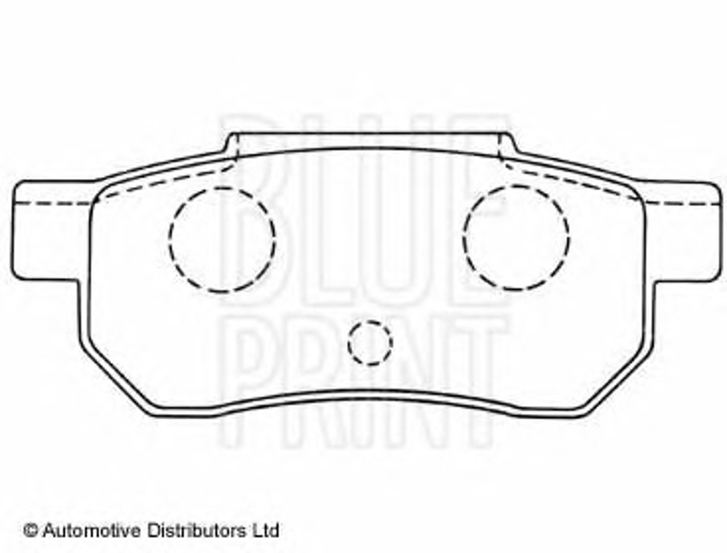 ADH24209 BLUE PRINT Колодки тормозные дисковые