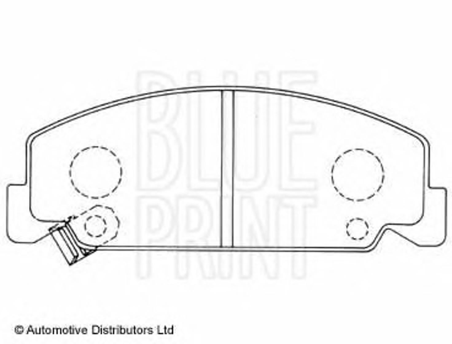 ADH24220 BLUE PRINT Колодки тормозные дисковые