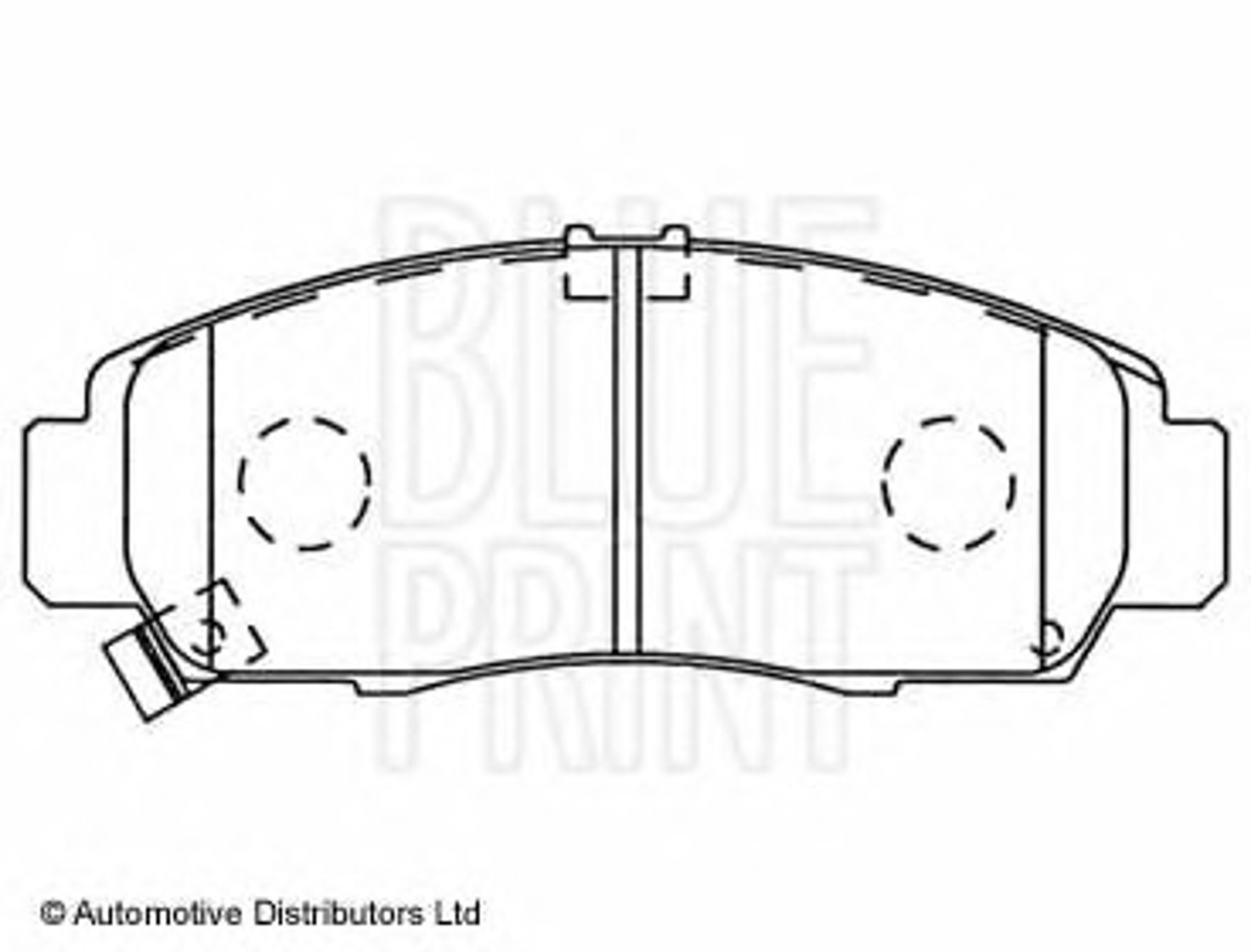 ADH24259 BLUE PRINT Колодки тормозные дисковые