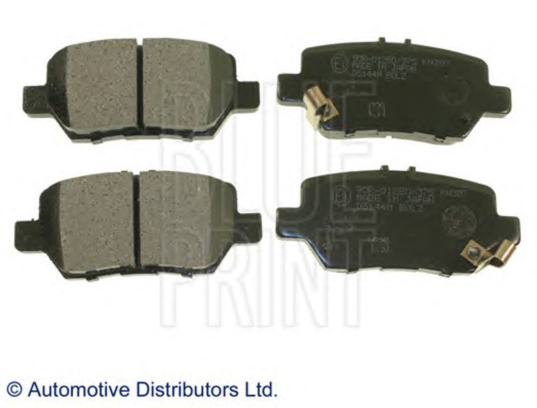 Колодки тормозные дисковые BLUE PRINT ADH24278