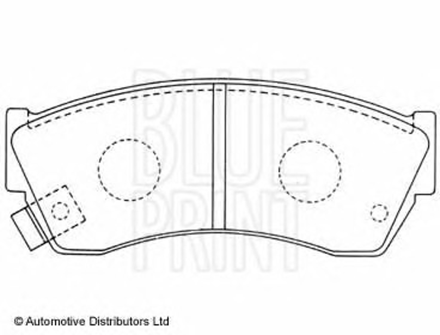 ADK84203 BLUE PRINT Колодки тормозные дисковые