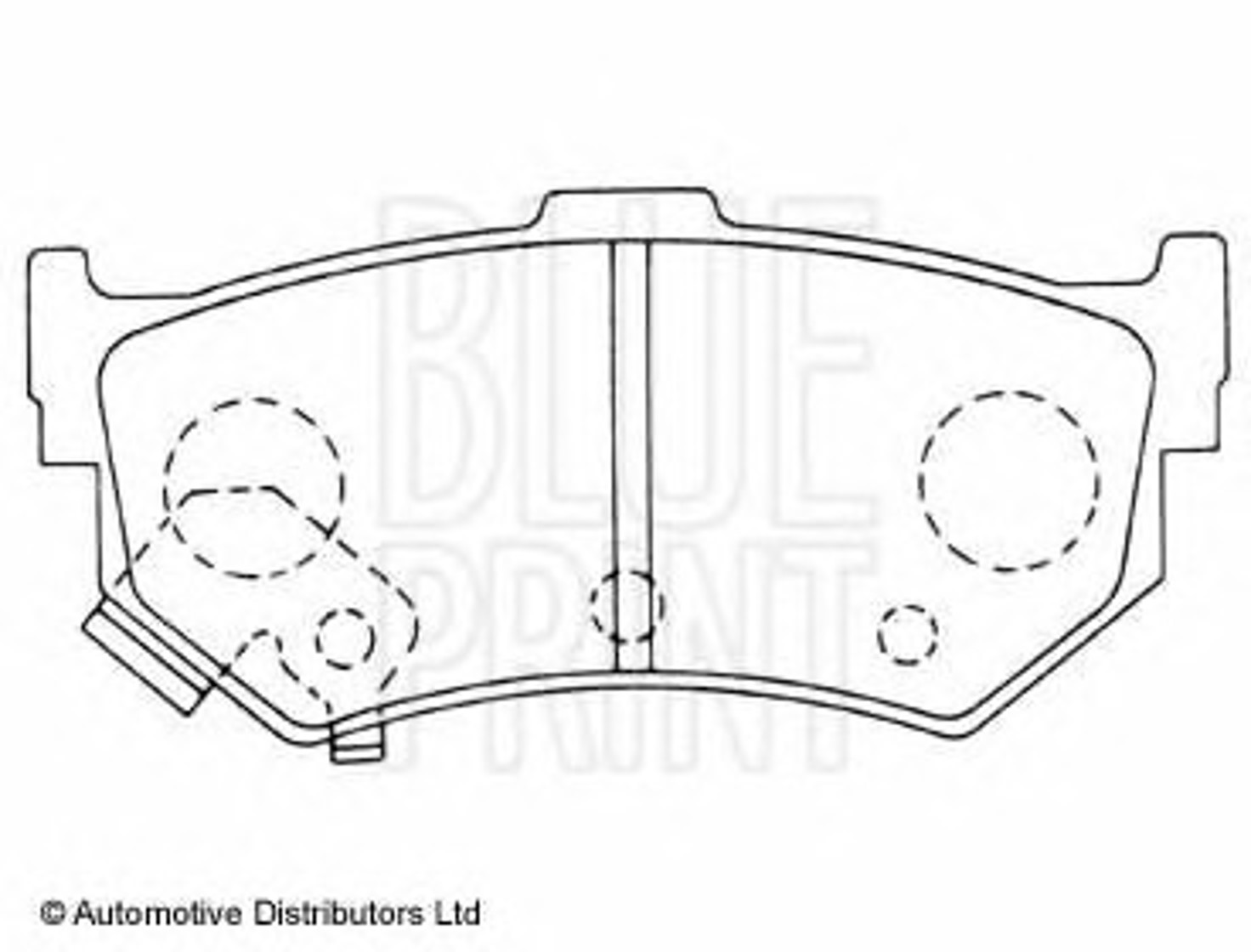 ADK84204 BLUE PRINT Колодки тормозные дисковые