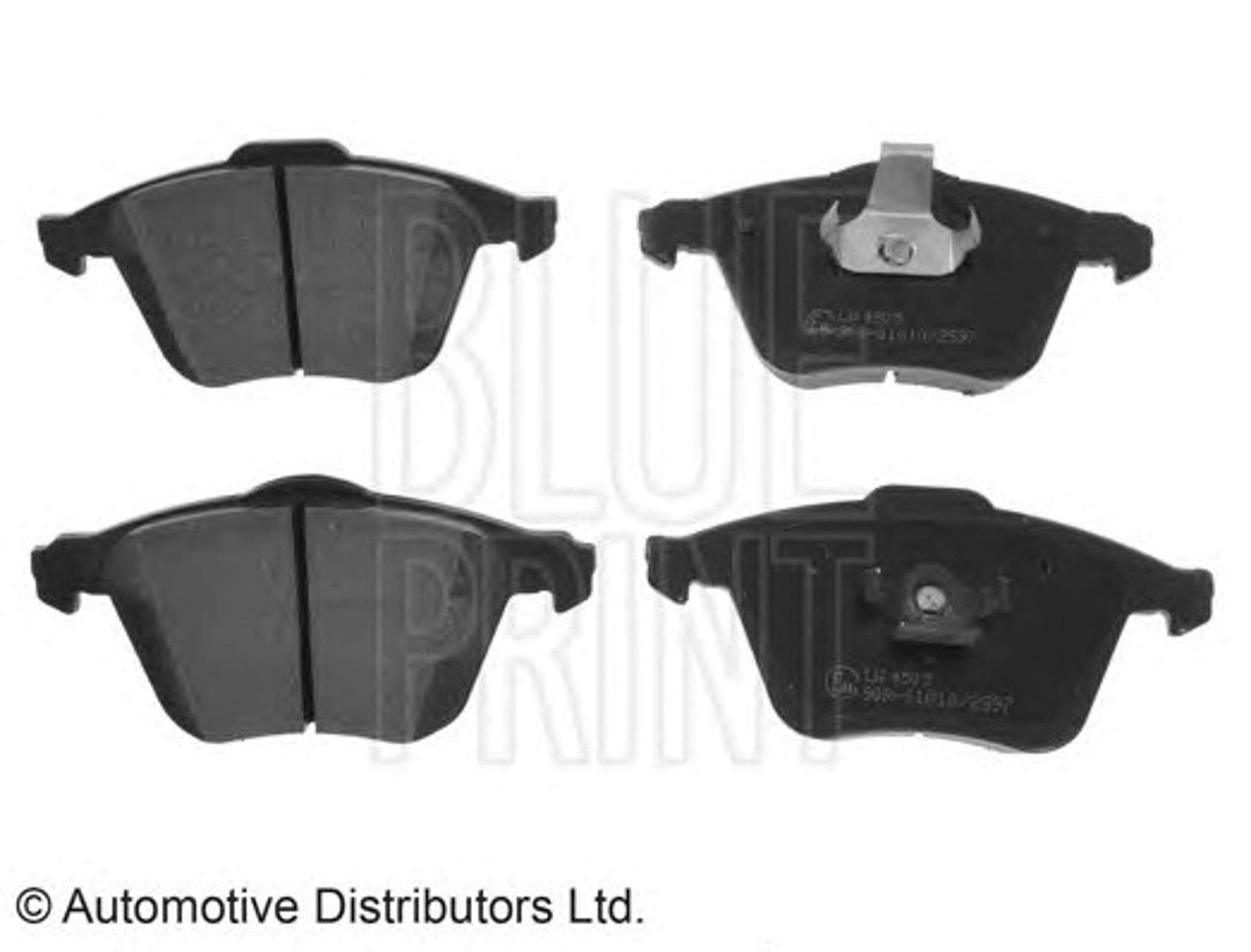 Колодки тормозные дисковые BLUE PRINT ADM54299