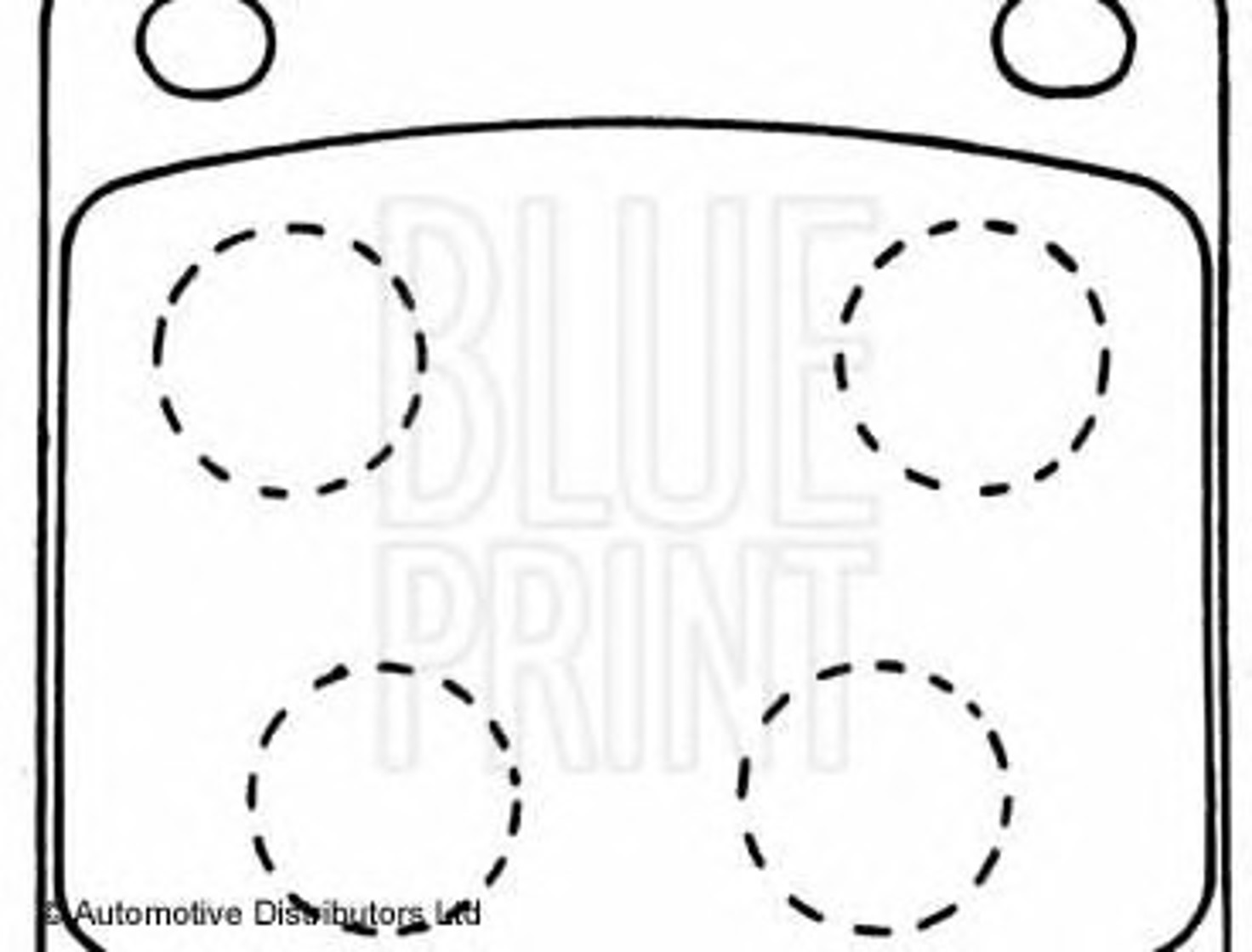 ADN14203 BLUE PRINT Колодки тормозные дисковые