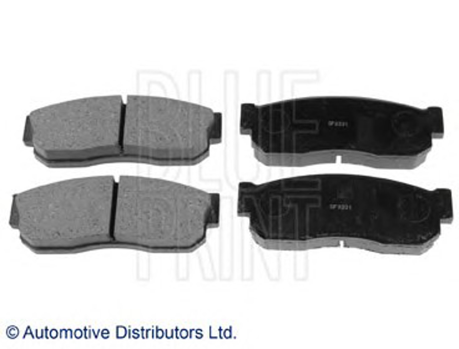 Колодки тормозные дисковые BLUE PRINT ADN14204